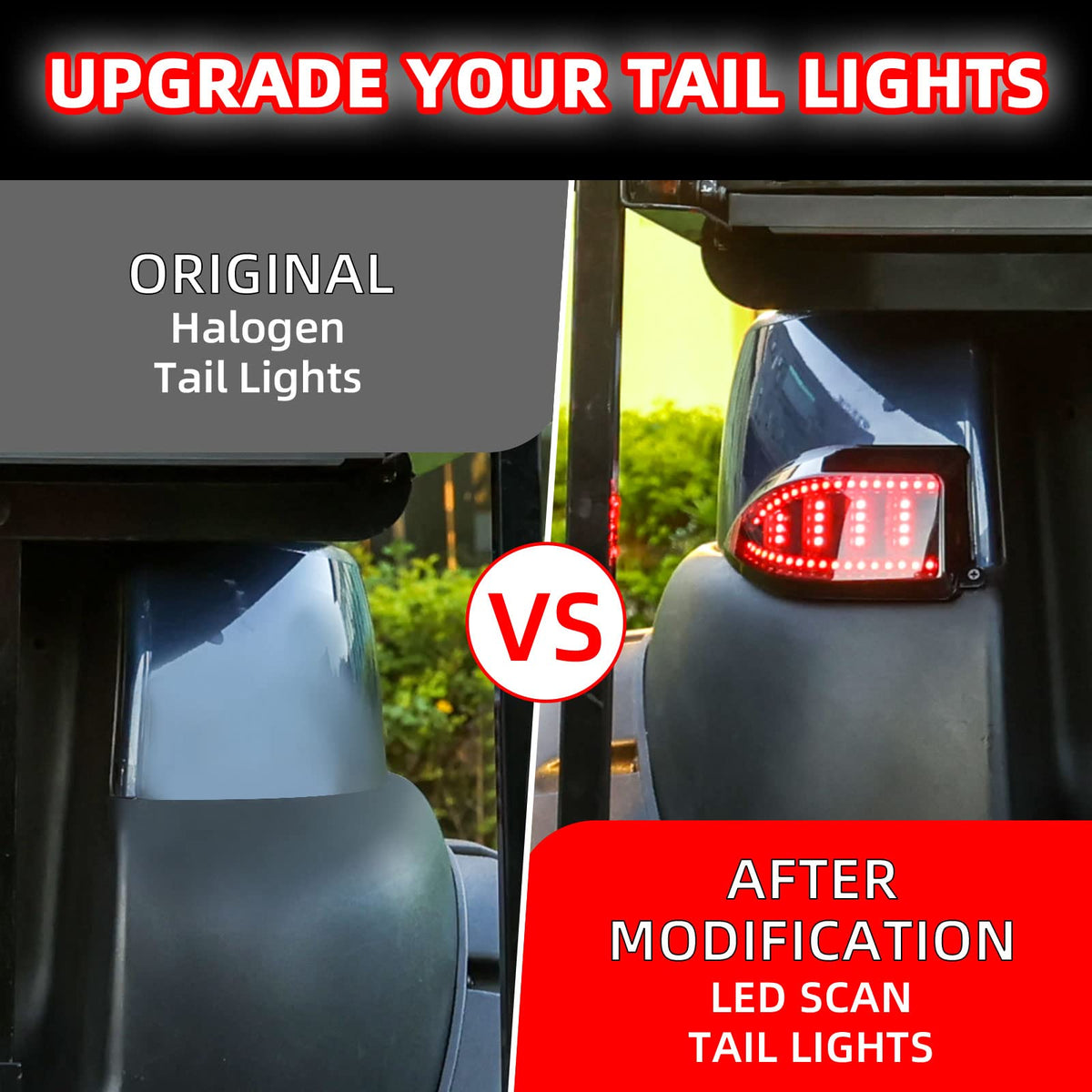 NOKINS flowing-water turn signals provide a premium, easily noticed signal.
