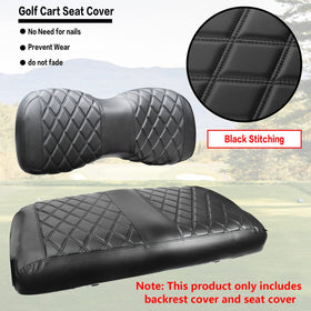 NOKINS YD diamond seat cover uses adjustable straps for quick installation.