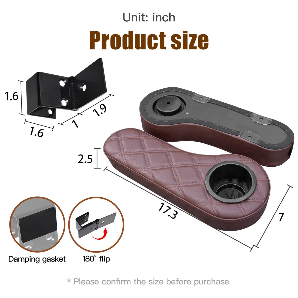 NOKINS Yamaha G2-G22 compatible brown seat cover for golf carts