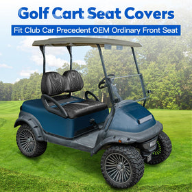 NOKINS gradient diamond backrest cover adds refined style to Club Car Precedent.