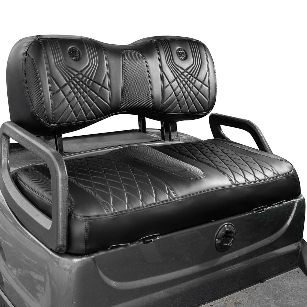 NOKINS gradient diamond front seat cover for Yamaha G29 enhances style and protection.