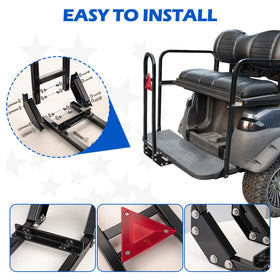 NOKINS heavy-duty steel construction for durable rear grab bar