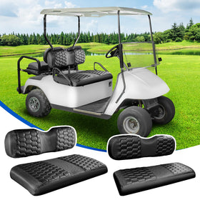 NOKINS hexagon carbon fiber front seat cover for EZGO