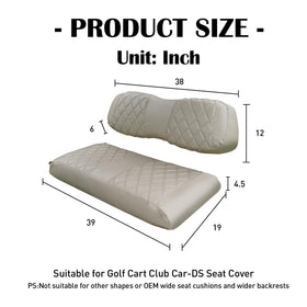 NOKINS interior refresh for Club Car DS helps preserve seats during daily use.