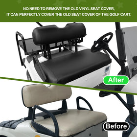 NOKINS backrest cover for EZGO TXT/RXV adds a sleek upgrade to the golf cart interior