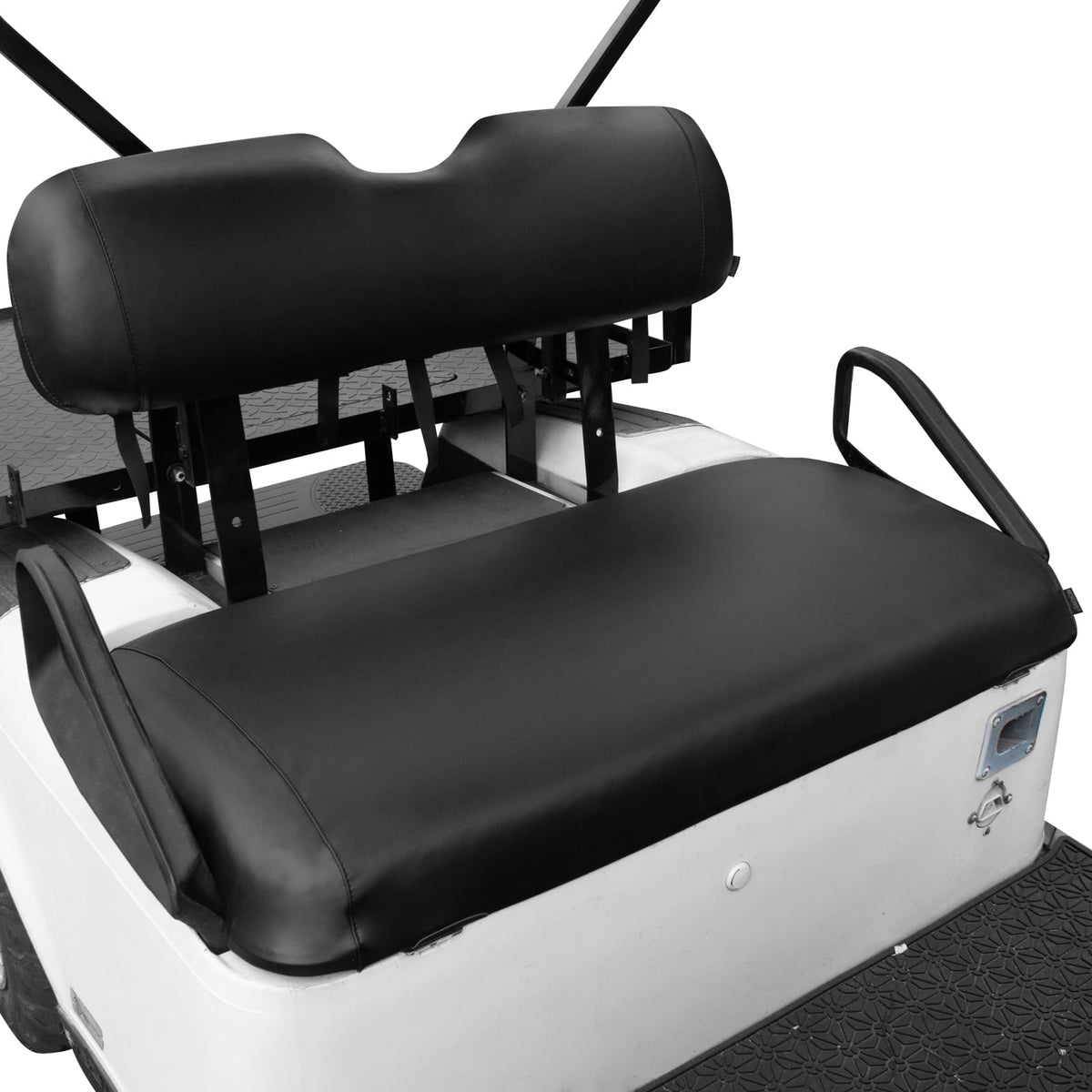 NOKINS leather front seat cover for EZGO TXT/RXV offering waterproof protection and rugged durability