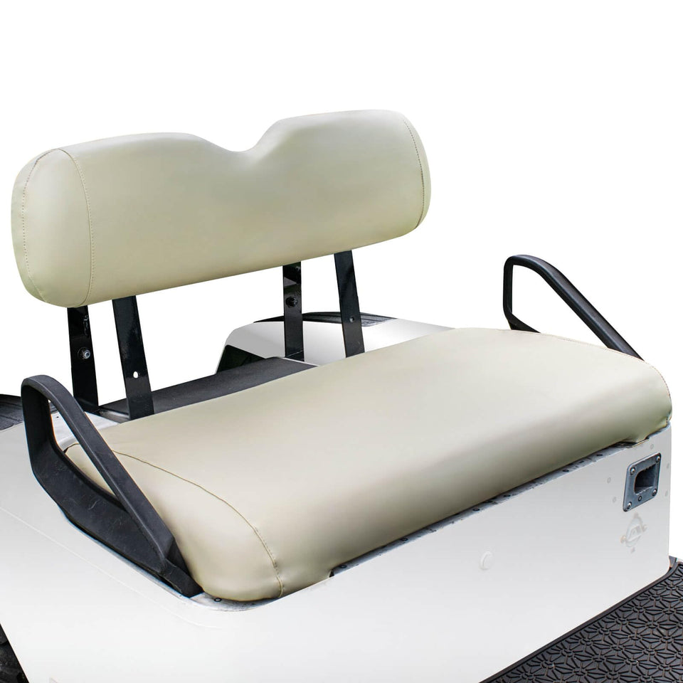 NOKINS leather front seat cover for EZGO TXT adds a premium look and protection.