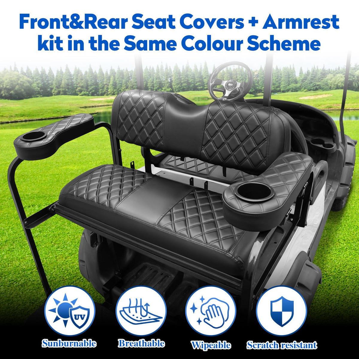NOKINS measurement guide helps ensure correct seat cover sizing
