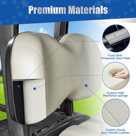 NOKINS memory foam backrest provides ergonomic support during long drives.