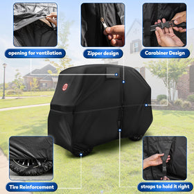 NOKINS 420D fabric close-up with PA silver coating for UV protection