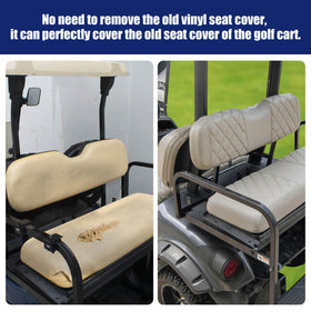 NOKINS Oyster Grey vinyl with extra foam padding for smoother rides