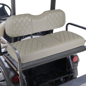 NOKINS Oyster Grey rear seat backrest cover protects and refreshes your golf cart