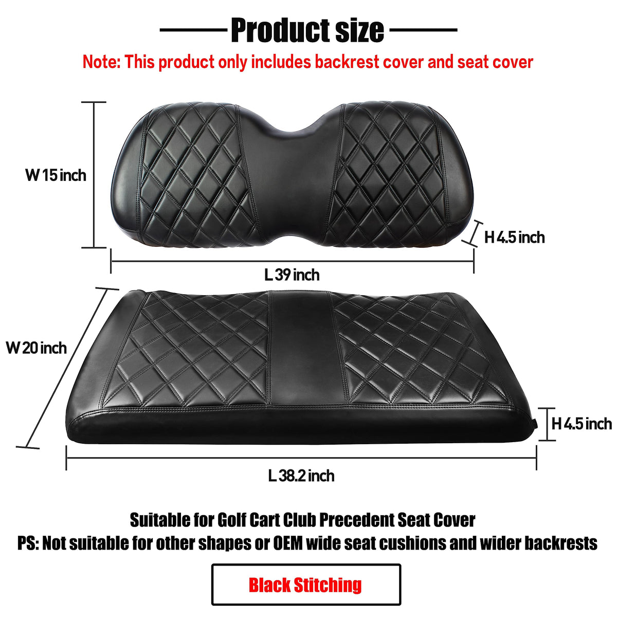 NOKINS P Diamond front seat cover boosts comfort and style.