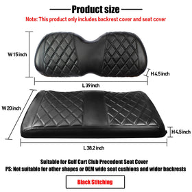 NOKINS P Diamond front seat cover boosts comfort and style.