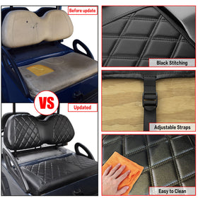 NOKINS P Diamond vinyl material withstands sun and wear.
