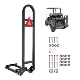 NOKINS rear safety grab bar on a Yamaha-compatible golf cart, secure passenger grip
