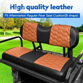 NOKINS rear seat cover for aftermarket cushion offers snug fit and wear resistance.