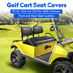 NOKINS rear seat cover for Club Car DS shields cushions from spills and wear.