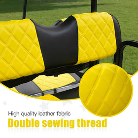 NOKINS rear seat cushion cover close-up showing durable vinyl texture
