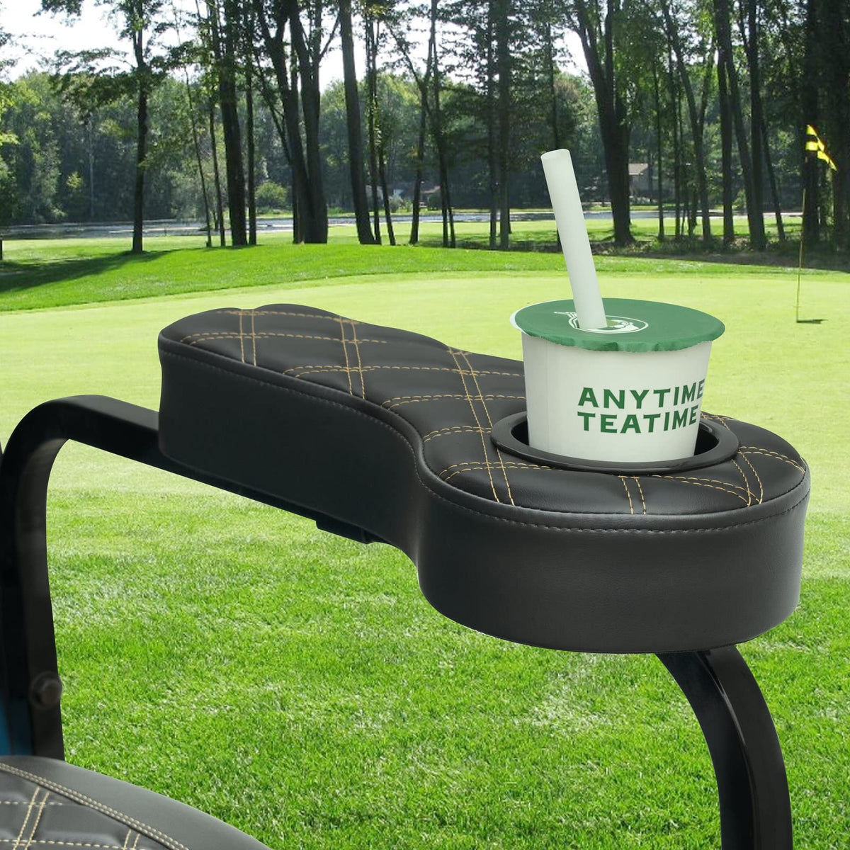 Rear-seat flip design by NOKINS for quick access and comfort