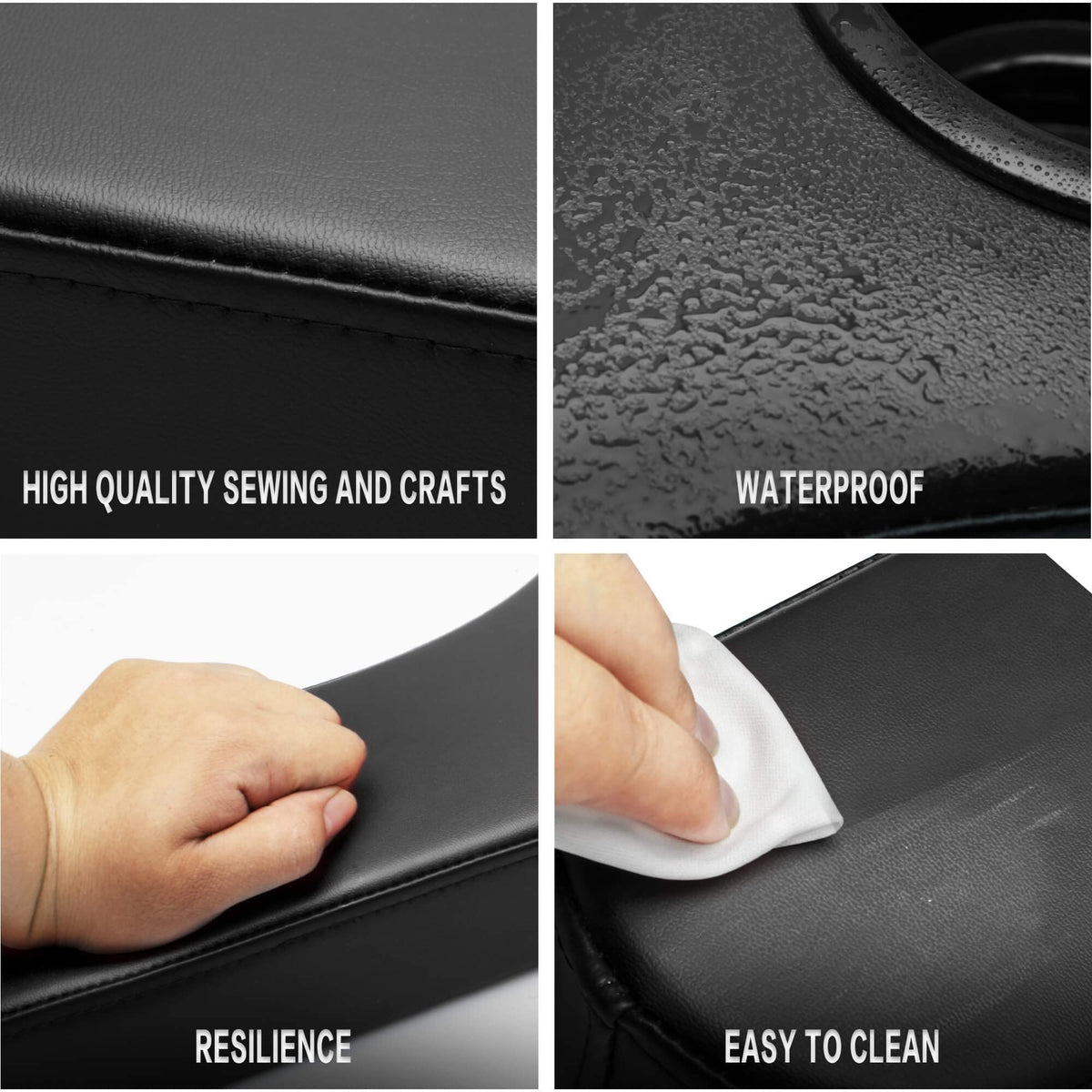 NOKINS rear-seat flip function adds convenient seating adjustment.