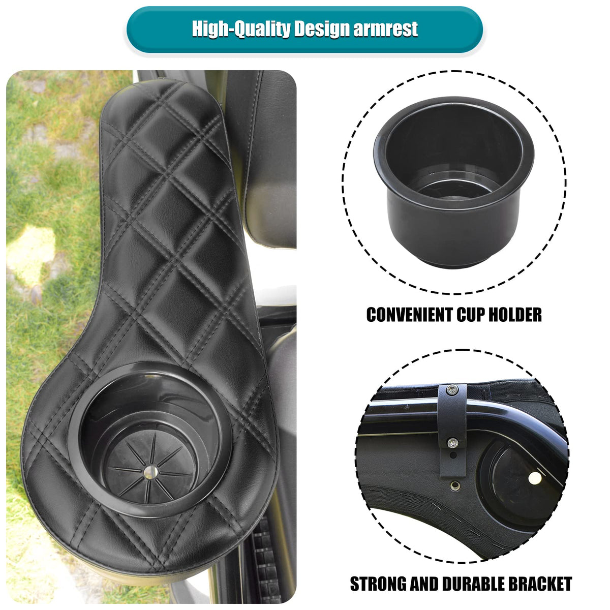 NOKINS round bracket aluminum support shown for durable mounting.