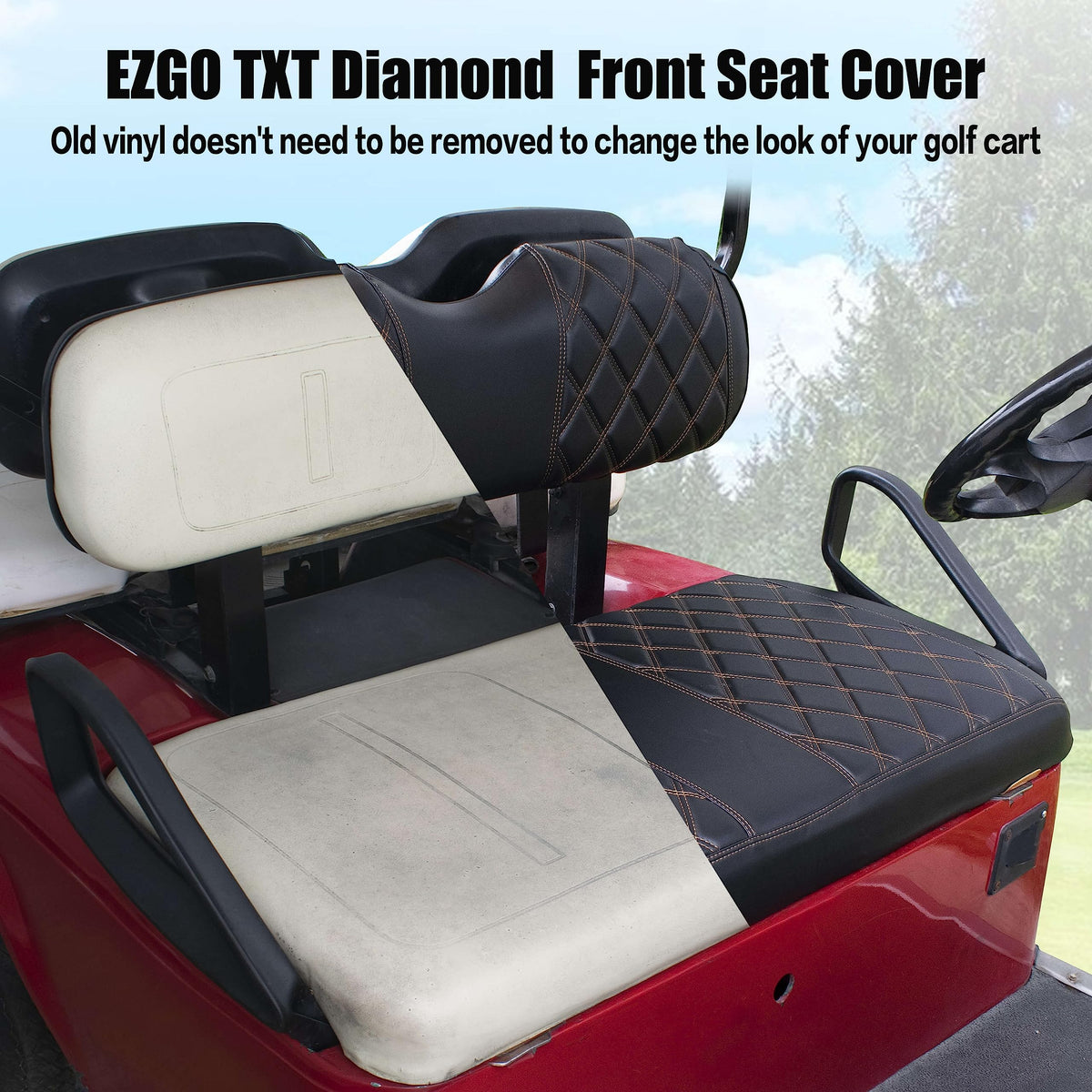 NOKINS seat cover features extra foam padding for improved comfort during drives.