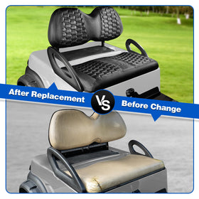NOKINS seat cover installation detail shows quick fit