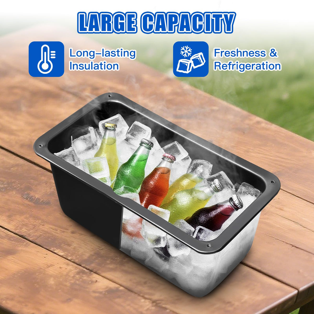 Securely fastened for steady use on uneven terrain.