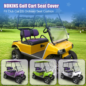 NOKINS slip-on installation for front-seat cover without tools.