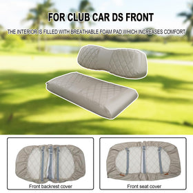 NOKINS slip-on seat cover with no stapler simplifies upgrade in minutes.