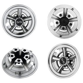 NOKINS snap-on hub caps for quick upgrade without tools