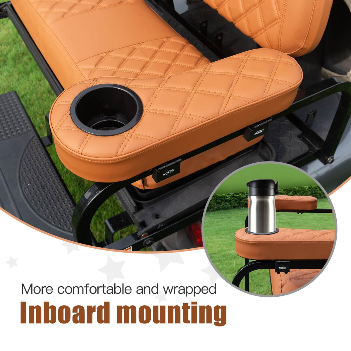NOKINS stainless steel damping hinge minimizes bounce on rides