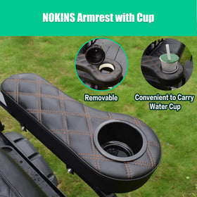 NOKINS stainless steel mounting hardware ensures durable, rust-resistant setup.