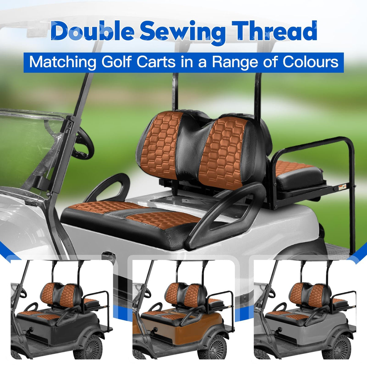 NOKINS thickened foam padding boosts comfort on long drives.