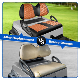 NOKINS hexagon carbon fiber design upgrades your cart’s look.