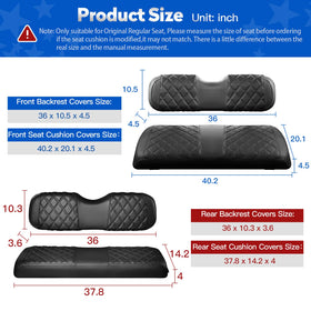NOKINS vinyl seat cover is durable and easy to wipe clean