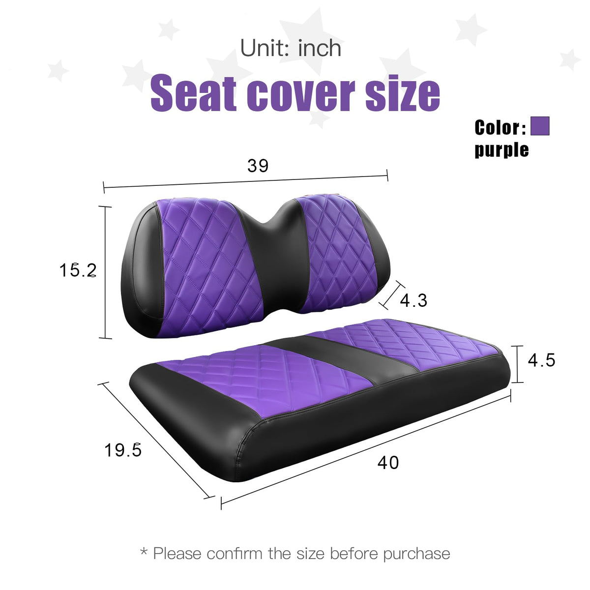 NOKINS vinyl surface durability protects seats from spills and daily wear