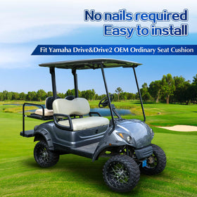 NOKINS waterproof golf cart seat cover resists wear and UV exposure.