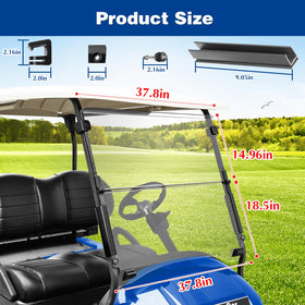 NOKINS 4.5mm acrylic windshield offers crack resistance