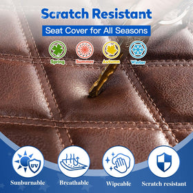 NOKINS Yamaha Drive2 front seat cover detail and fit