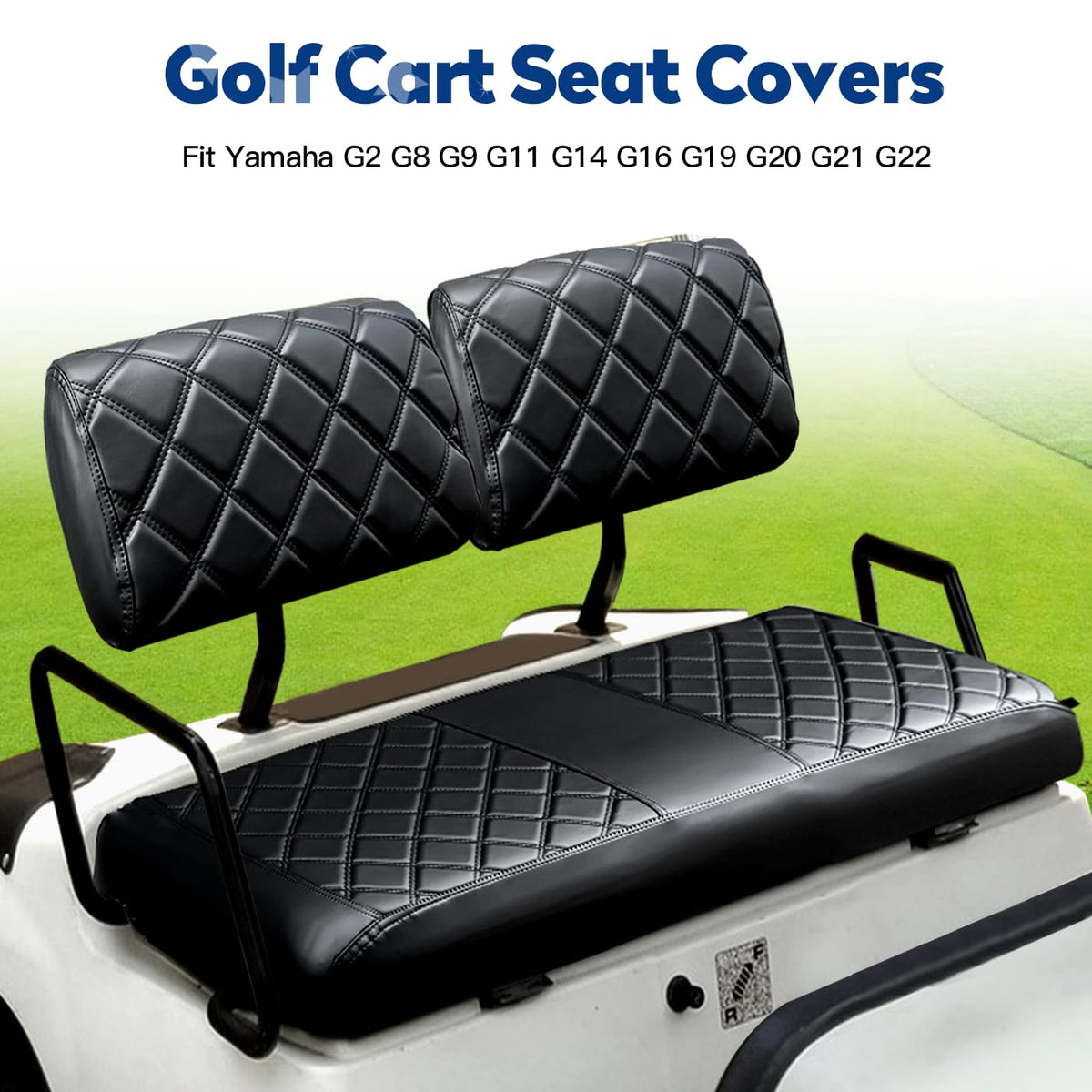 NOKINS Yamaha G22 backrest cover enhances seat protection and style.