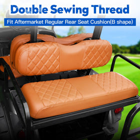NOKINS Yamaha G29 front seat cover in brown with tailored fit