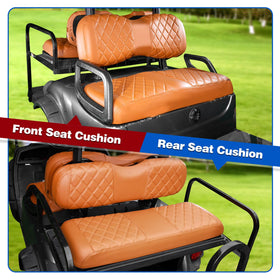 NOKINS Yamaha G29 rear seat cover in brown guards aftermarket cushions
