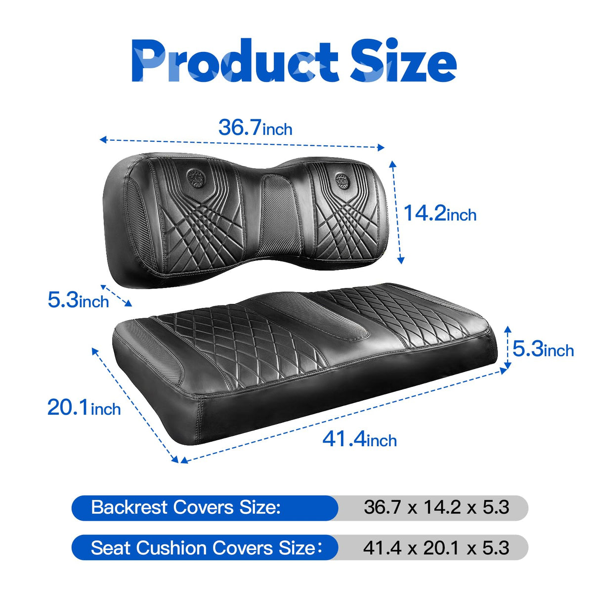 NOKINS Yamaha G29 seat cover durability protects against wear and UV fading.