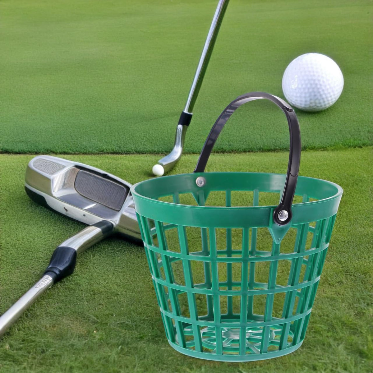 Nolitoy 25-ball capacity basket ideal for practice days and quick organization.
