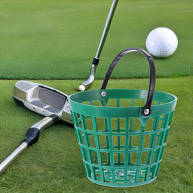 Nolitoy 25-ball capacity basket ideal for practice days and quick organization.