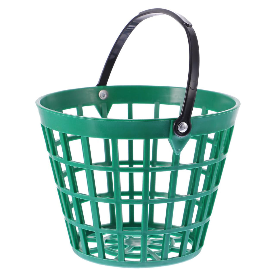 Nolitoy golf ball basket with handle for easy transport across the course.