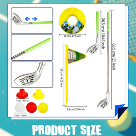 Adjustable length from 10.5 to 25 inches to fit young players.
