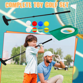 Norcoin aluminum shaft mini golf set delivers durable, lightweight practice.